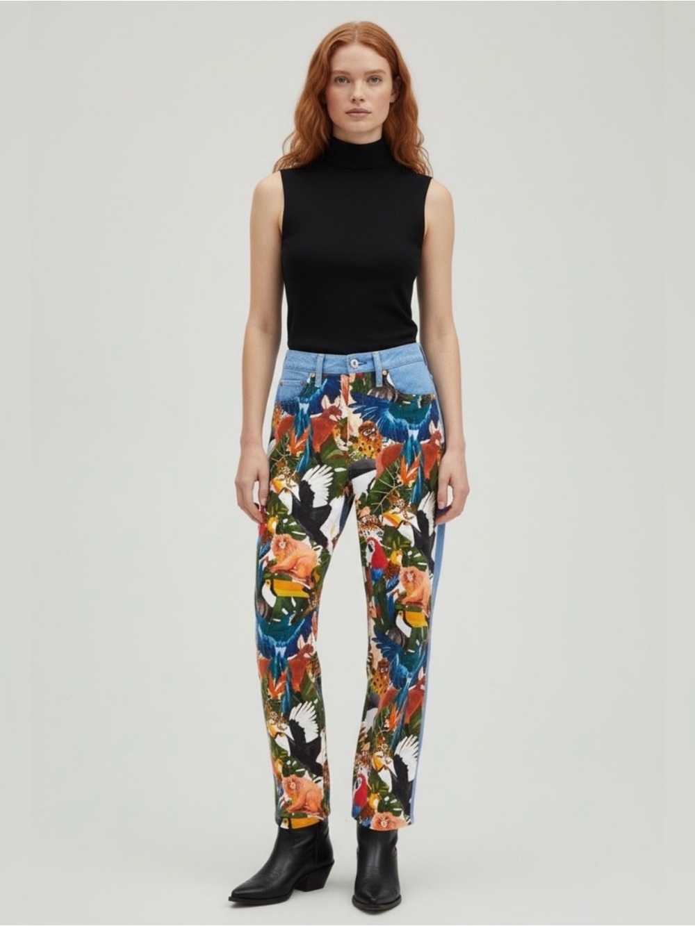 Levi’s x FARM Rio Ribcage Crop Jeans